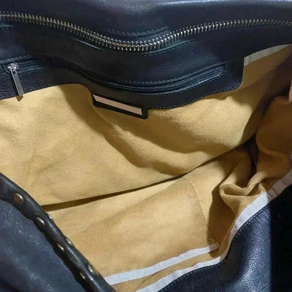 Jimmy Choo Black Studded Shoulder Bag - Picture 8 of 12